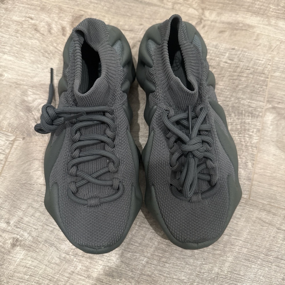 Dark Gray Knit Sneakers